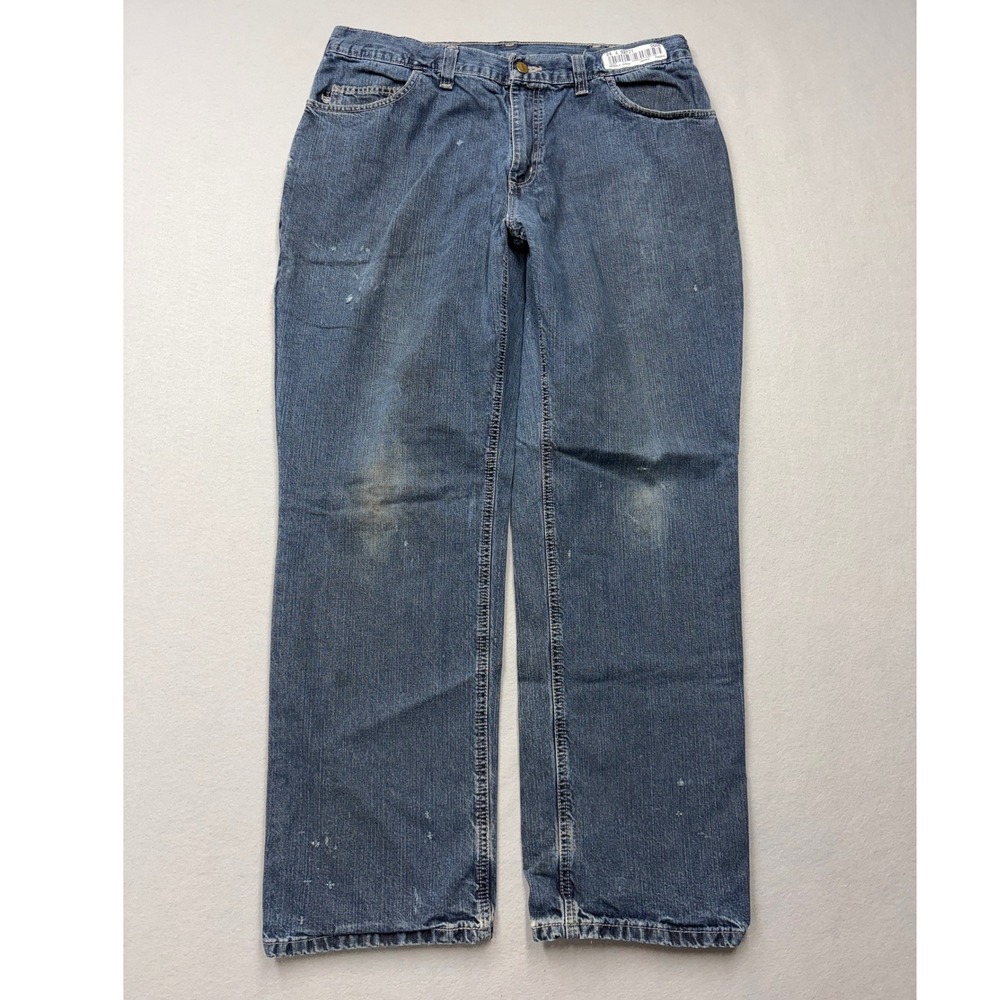 Carhartt Jeans Mens 36x31 Blue FR Flame Resistant CAT 2 NFPA 2112 Workwear